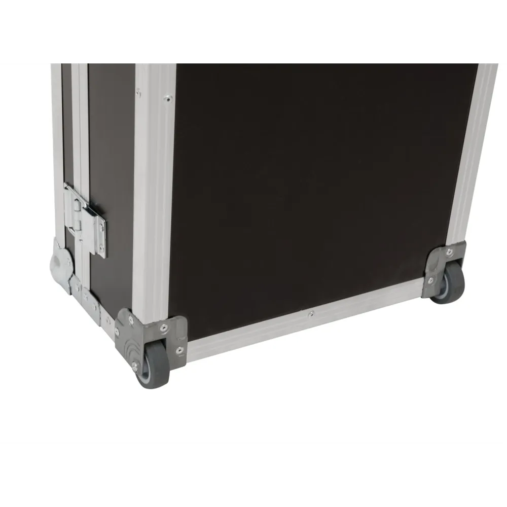 ROADINGER Flightcase 2x LED TSL-1000 mit Trolleyfunktion