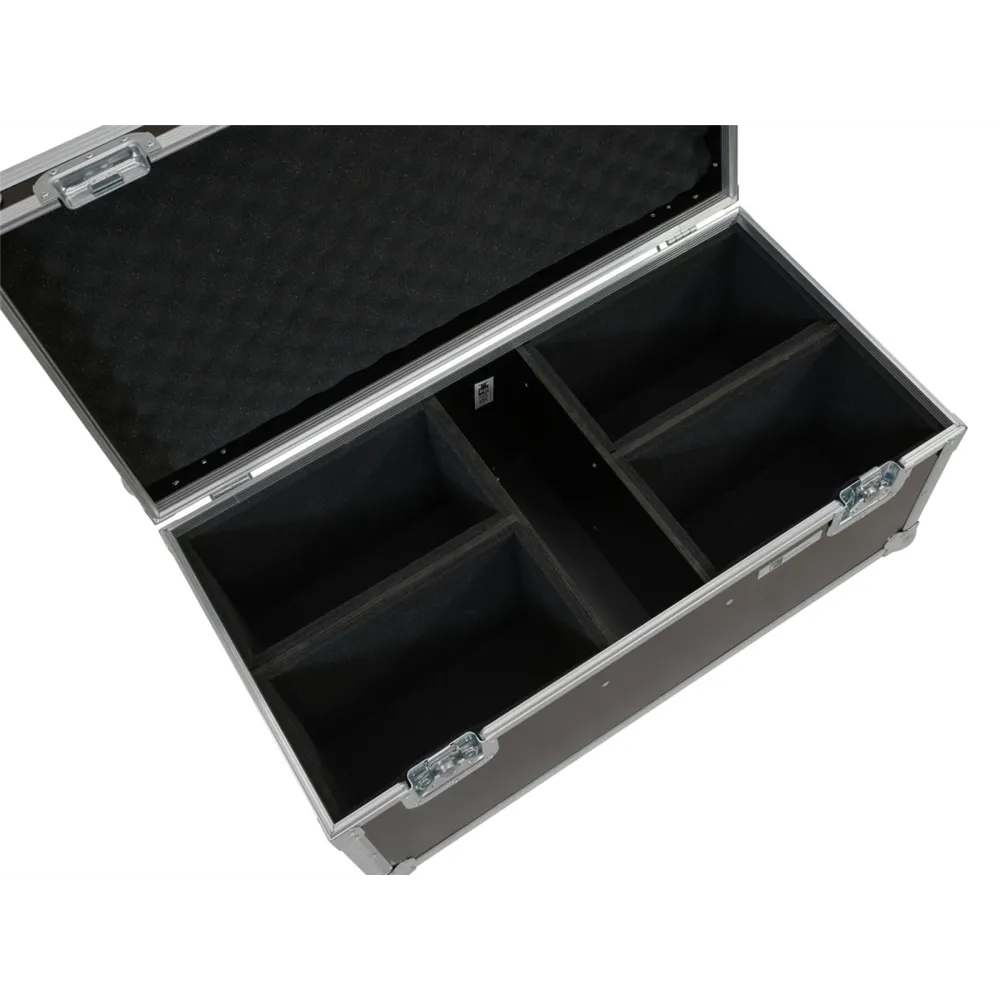 ROADINGER Flightcase 4x LED CBB-2WW/CW Fairlight