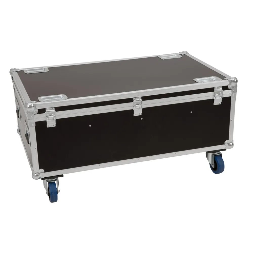 ROADINGER Flightcase 8x LED IP PAR 7x8W QCL/7x9W SCL mit Rollen