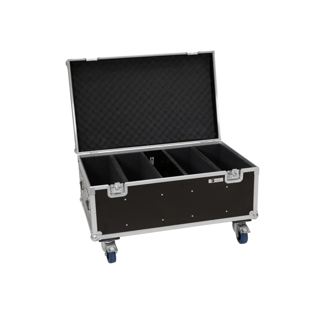 ROADINGER Flightcase 4x Multiflood Pro IP RGBW MK2 mit Rollen