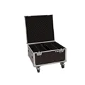 ROADINGER Flightcase 4x LED PLL-480 mit Rollen
