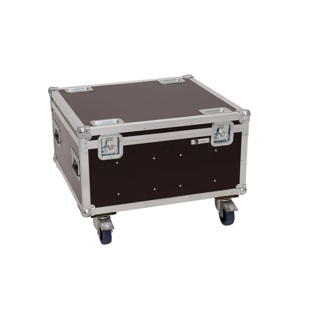 ROADINGER Flightcase 4x LED PLL-480 mit Rollen