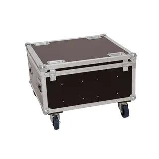 ROADINGER Flightcase 4x LED PLL-480 mit Rollen