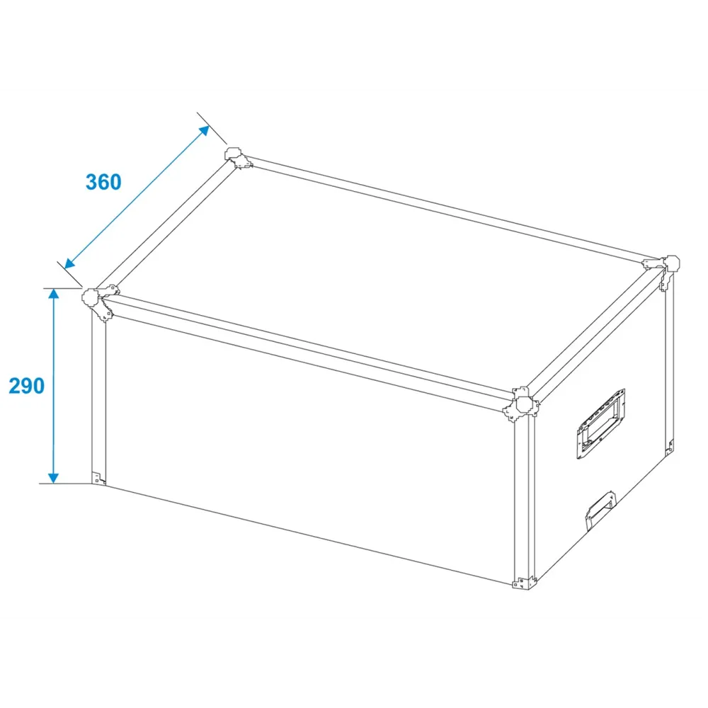 ROADINGER Flightcase FT-100