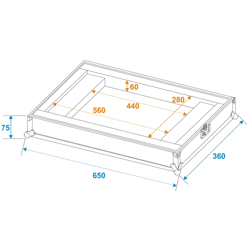 ROADINGER Flightcase FT-100