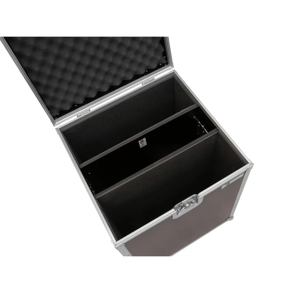 ROADINGER Flightcase 2x Audience Blinder 4x100W LED COB CW/WW
