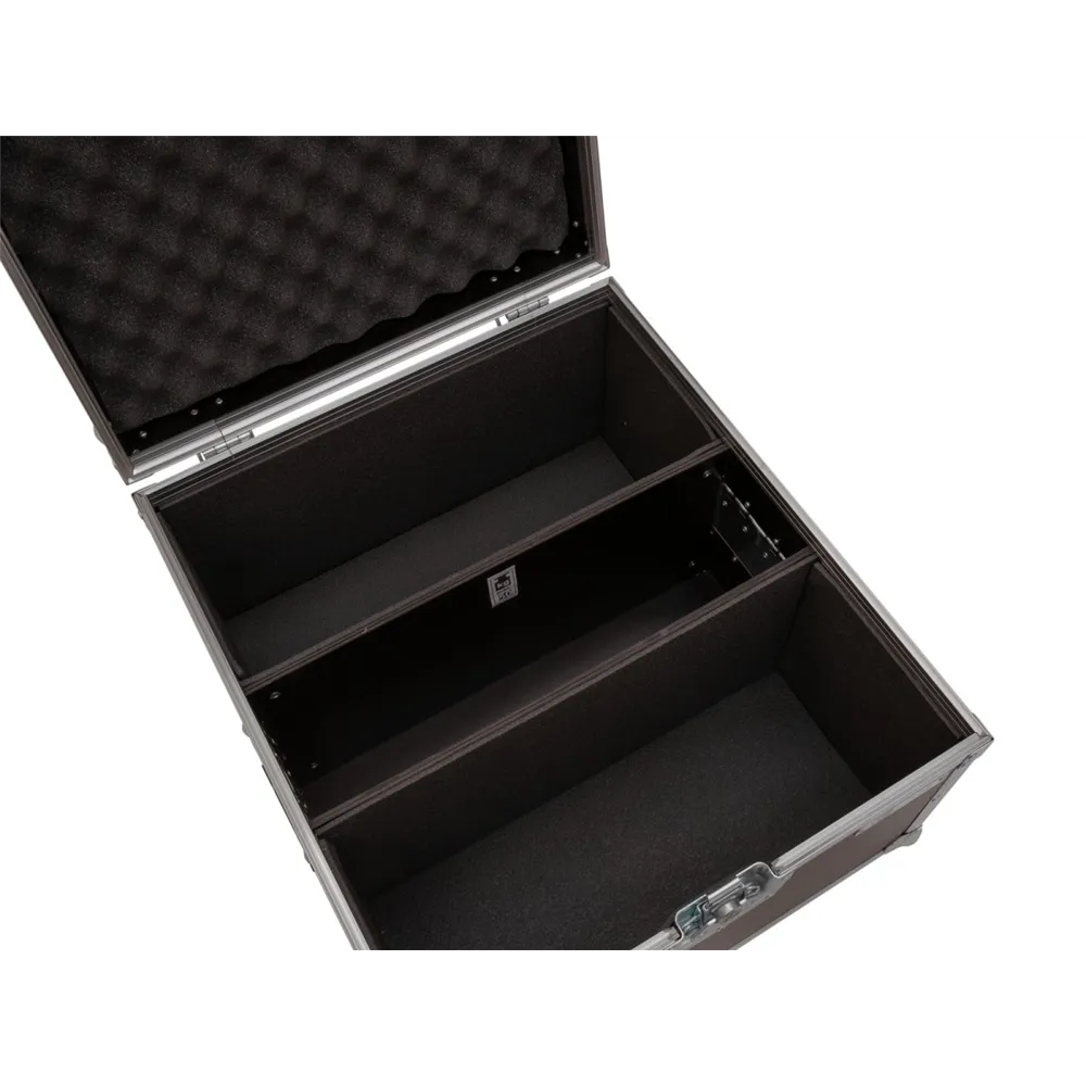 ROADINGER Flightcase 2x Audience Blinder 2x100W LED COB CW/WW