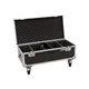 ROADINGER Flightcase 4x Audience Blinder 2x100W LED COB CW/WW mit Rollen