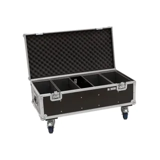 ROADINGER Flightcase 4x Audience Blinder 2x100W LED COB CW/WW mit Rollen