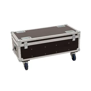 ROADINGER Flightcase 4x Audience Blinder 2x100W LED COB CW/WW mit Rollen