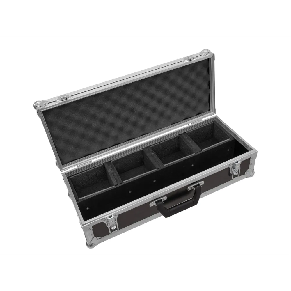 ROADINGER Flightcase 4x AKKU Mini IP UP-4 QCL Spot