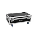 ROADINGER Flightcase 6x AKKU IP UP-4 Plus HCL Spot WDMX mit Ladefunktion