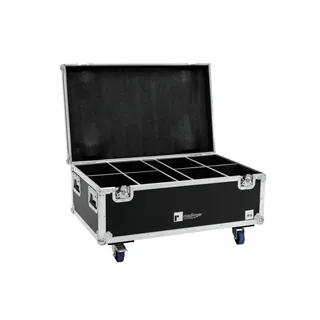 ROADINGER Flightcase 8x LED IP PAR 7x10W RGBL