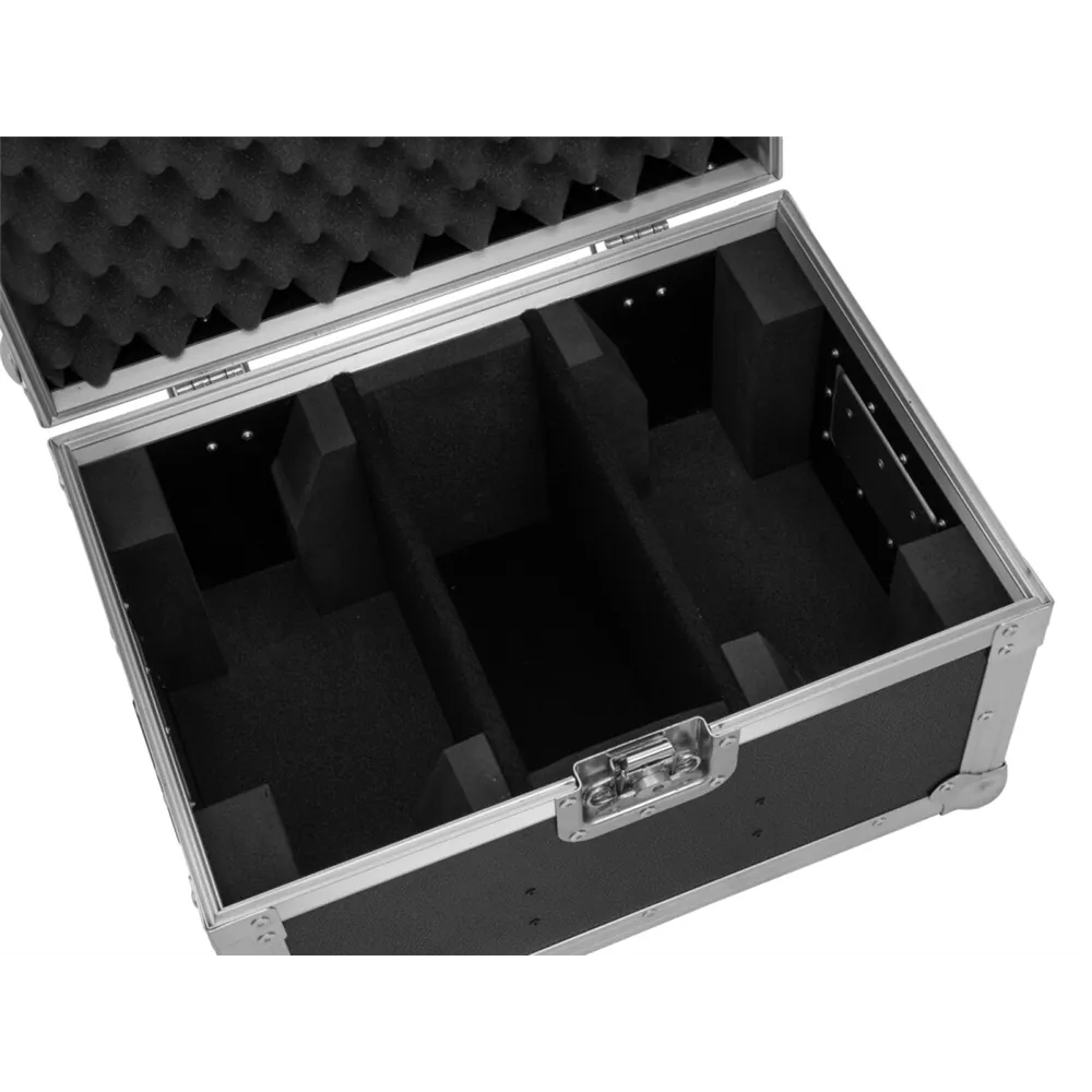 ROADINGER Flightcase 2x LED CLS-9 QCL RGB/WW 9x7W