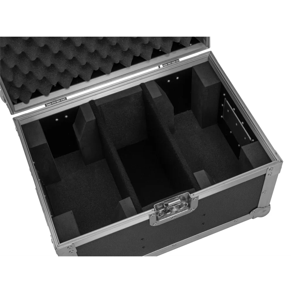 ROADINGER Flightcase 2x LED CLS-9 QCL RGB/WW 9x7W