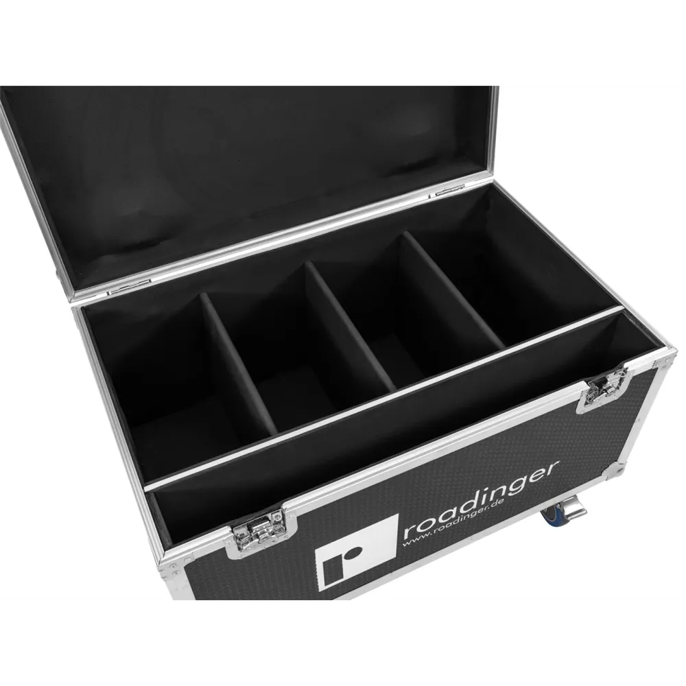 ROADINGER Flightcase 4x LED IP Atmo Blinder 9
