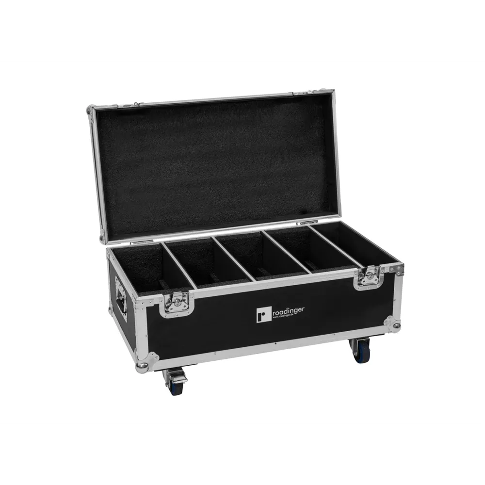 ROADINGER Flightcase 4x LED PLL-384
