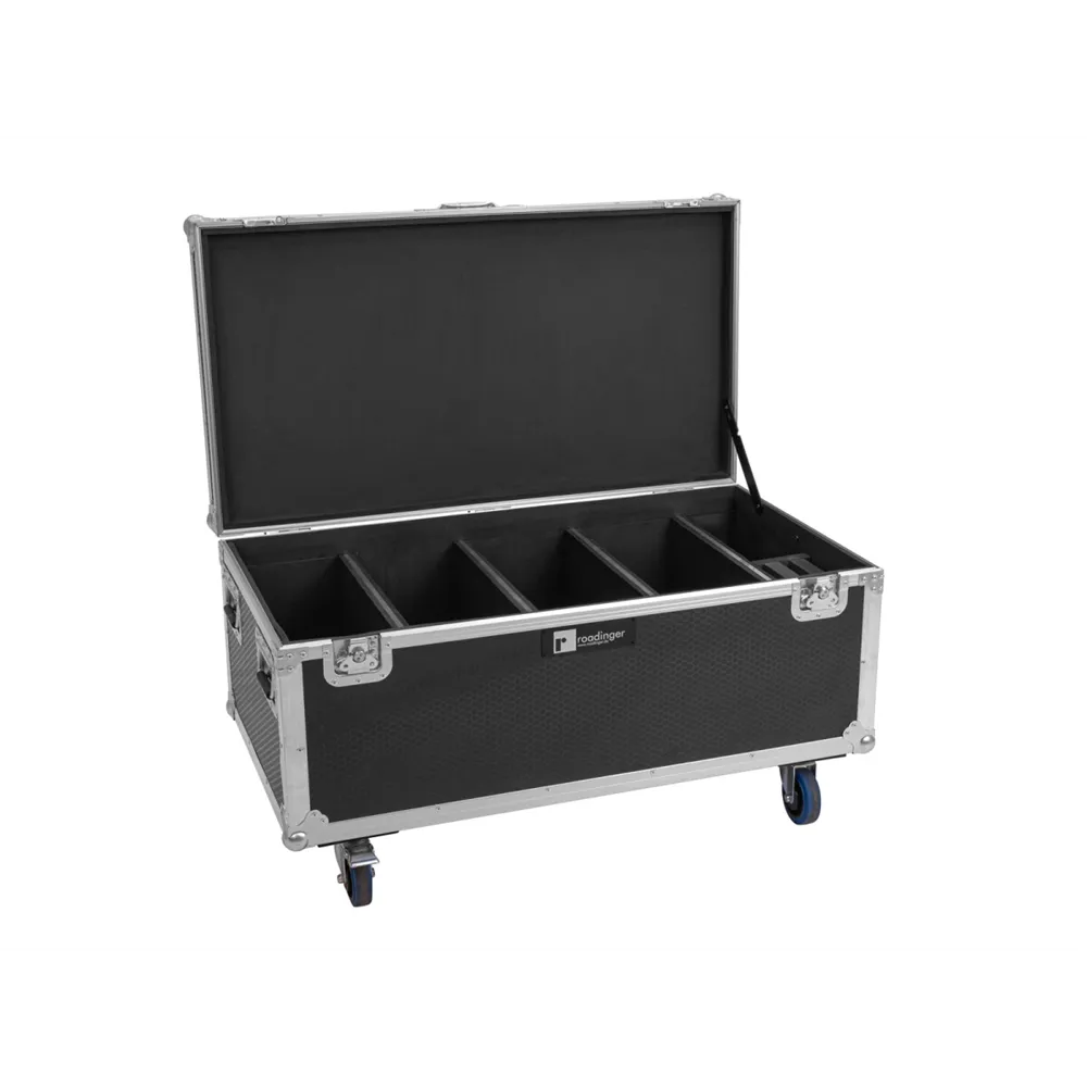 ROADINGER Flightcase 4x Multiflood IP 18x10W RGBW Wash CRMX