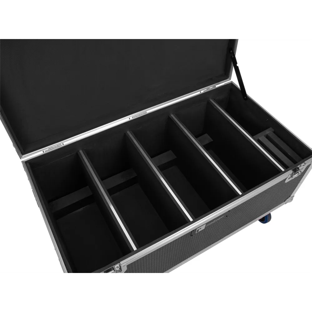 ROADINGER Flightcase 4x Multiflood IP 18x10W RGBW Wash CRMX