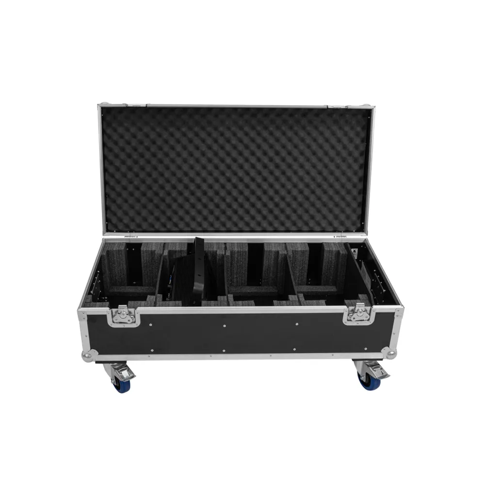 ROADINGER Flightcase 4x PLL-576 CW/WW mit Rollen