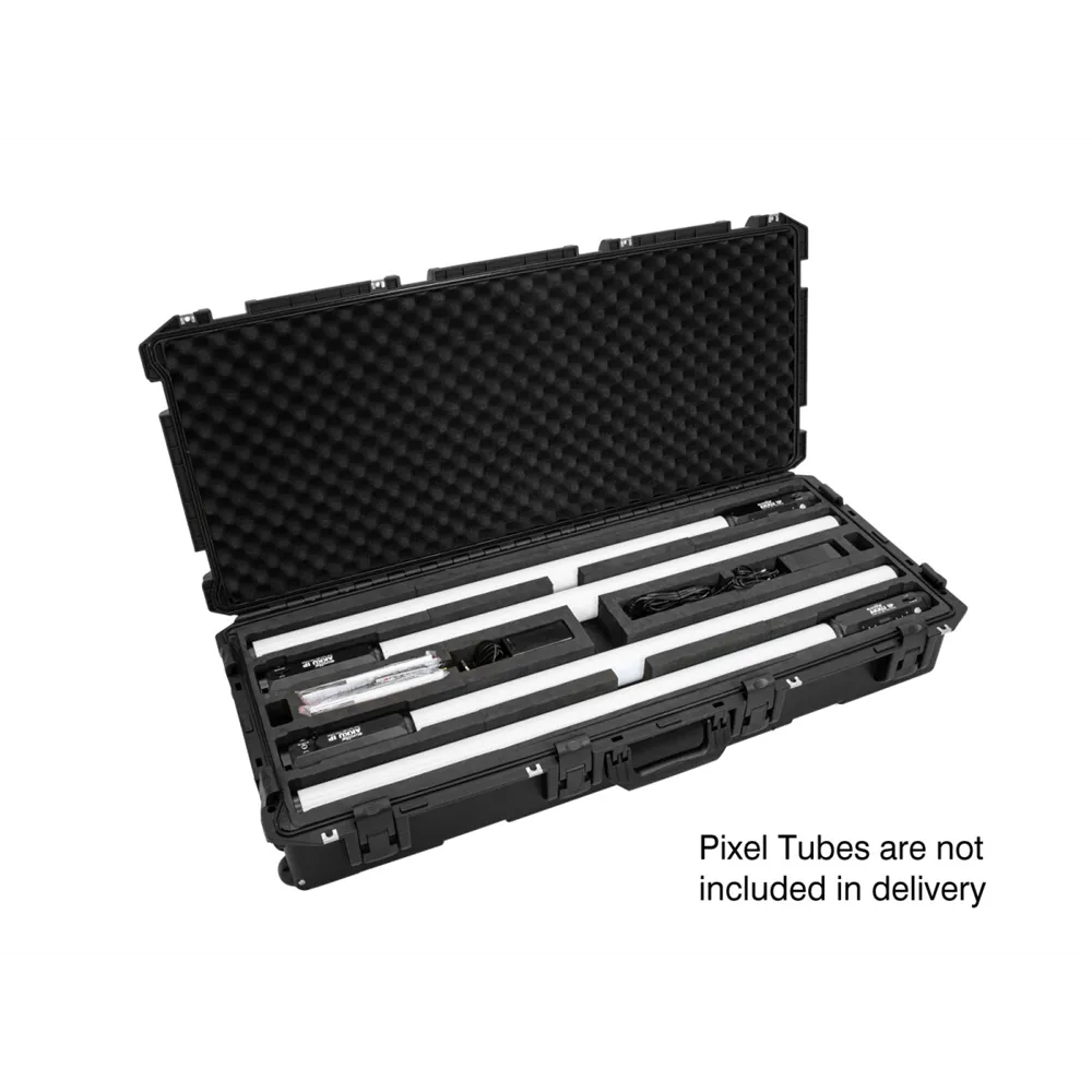 ROADINGER Kunststoffcase für 4x AKKU IP Pixel Tube 360° CRMX