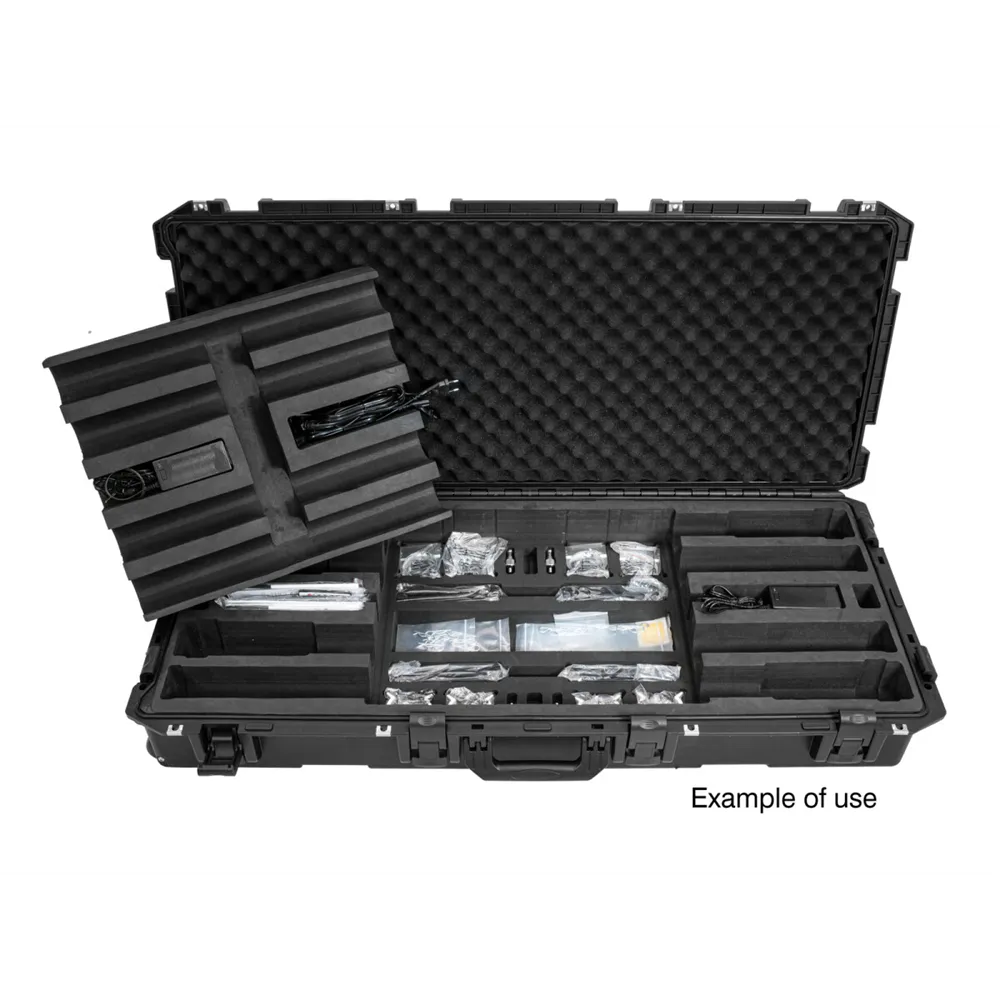 ROADINGER Kunststoffcase für 4x AKKU IP Pixel Tube 360° CRMX