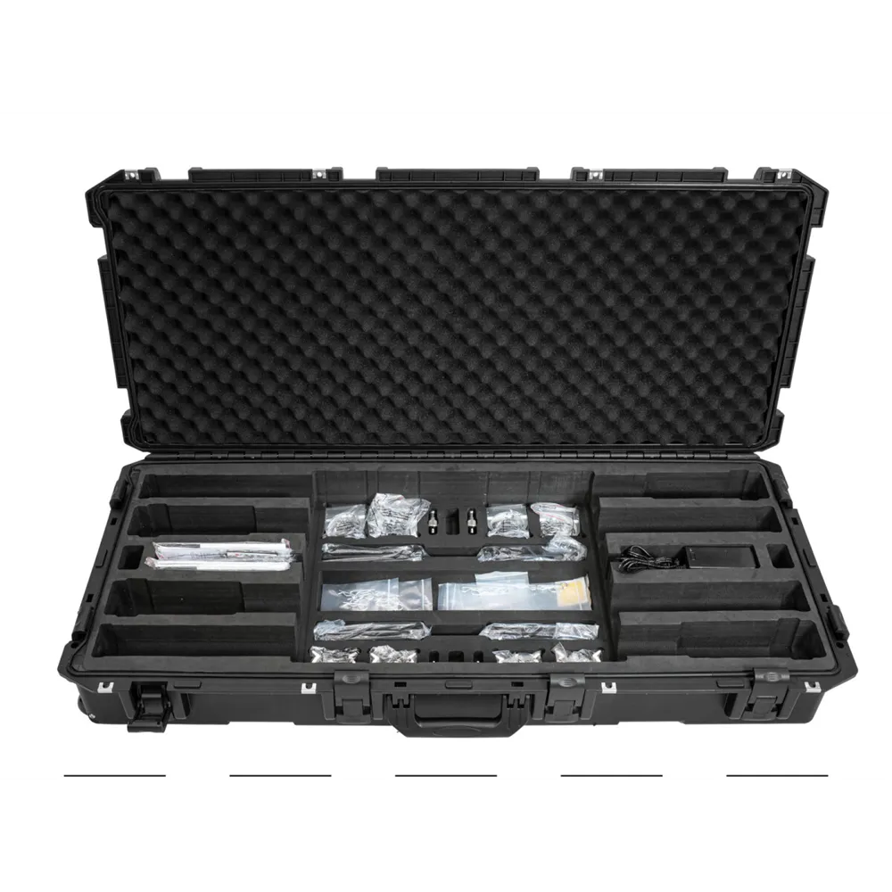 ROADINGER Kunststoffcase für 4x AKKU IP Pixel Tube 360° CRMX