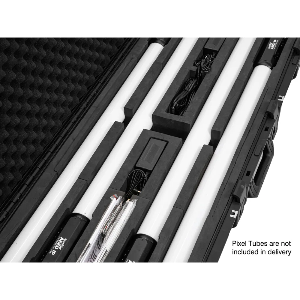 ROADINGER Kunststoffcase für 4x AKKU IP Pixel Tube 360° CRMX