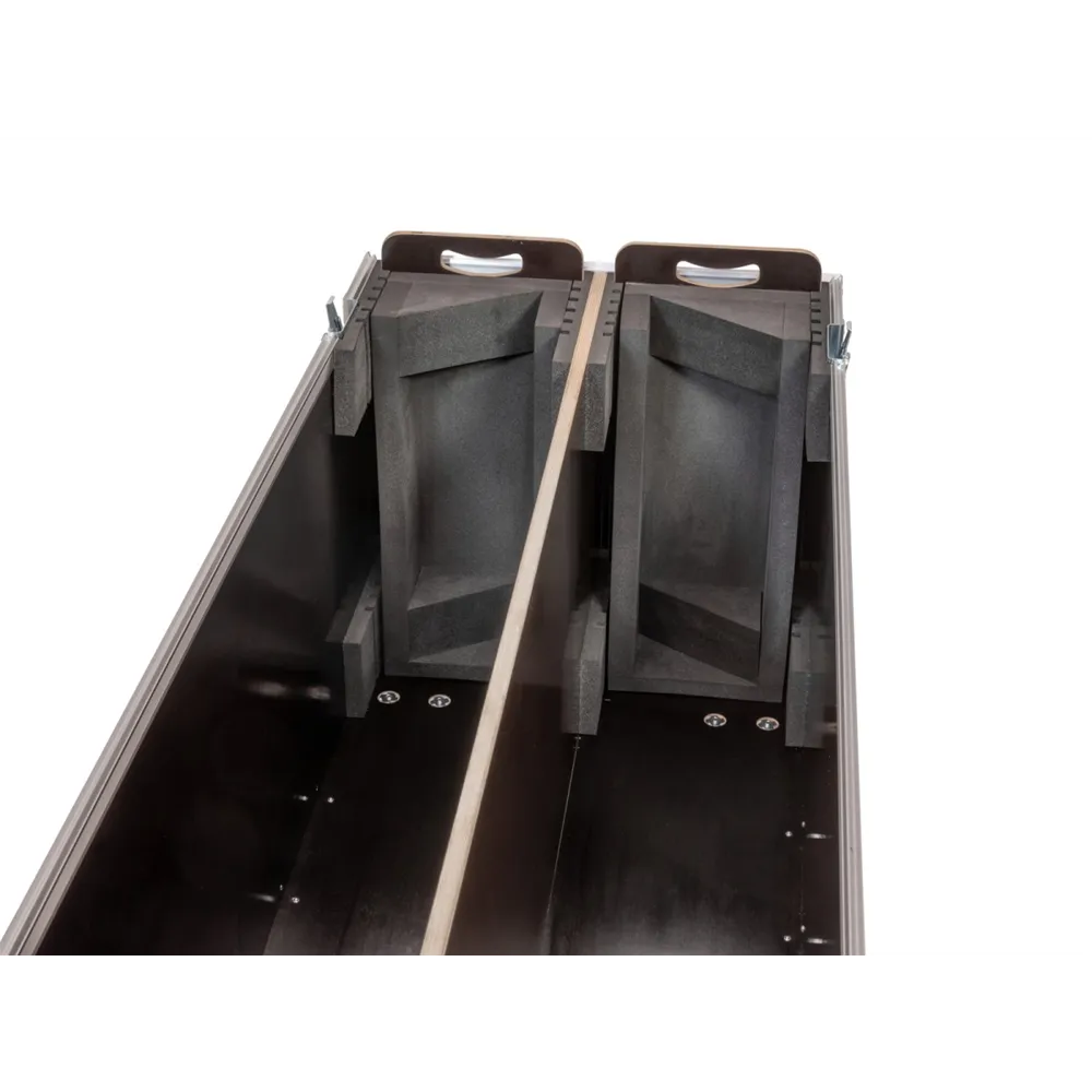 ROADINGER Flightcase 2x LCD ZL65