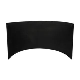 OMNITRONIC Mobile DJ Screen Curved inkl. Cover sw
