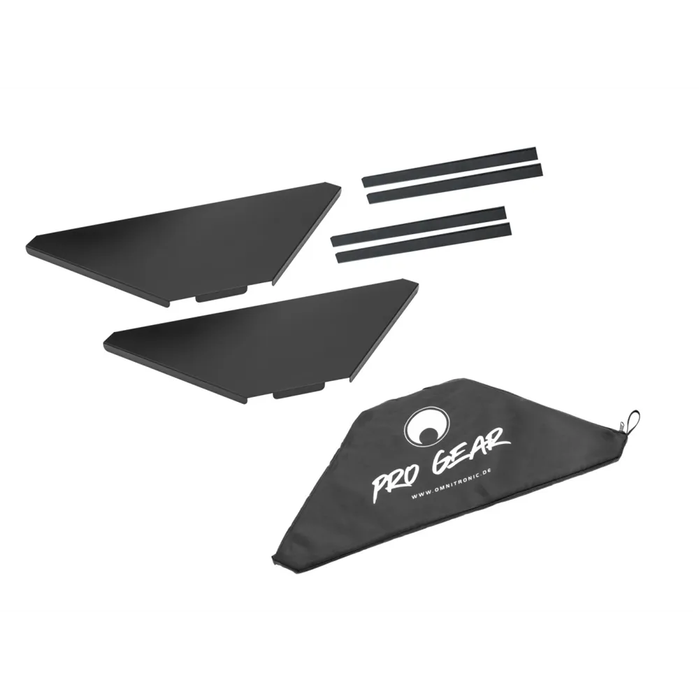 OMNITRONIC Eckplatten inkl. Tasche für Mobile DJ Stand