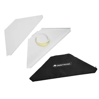 OMNITRONIC Eckplatten inkl. Tasche für Mobile DJ Stand ws