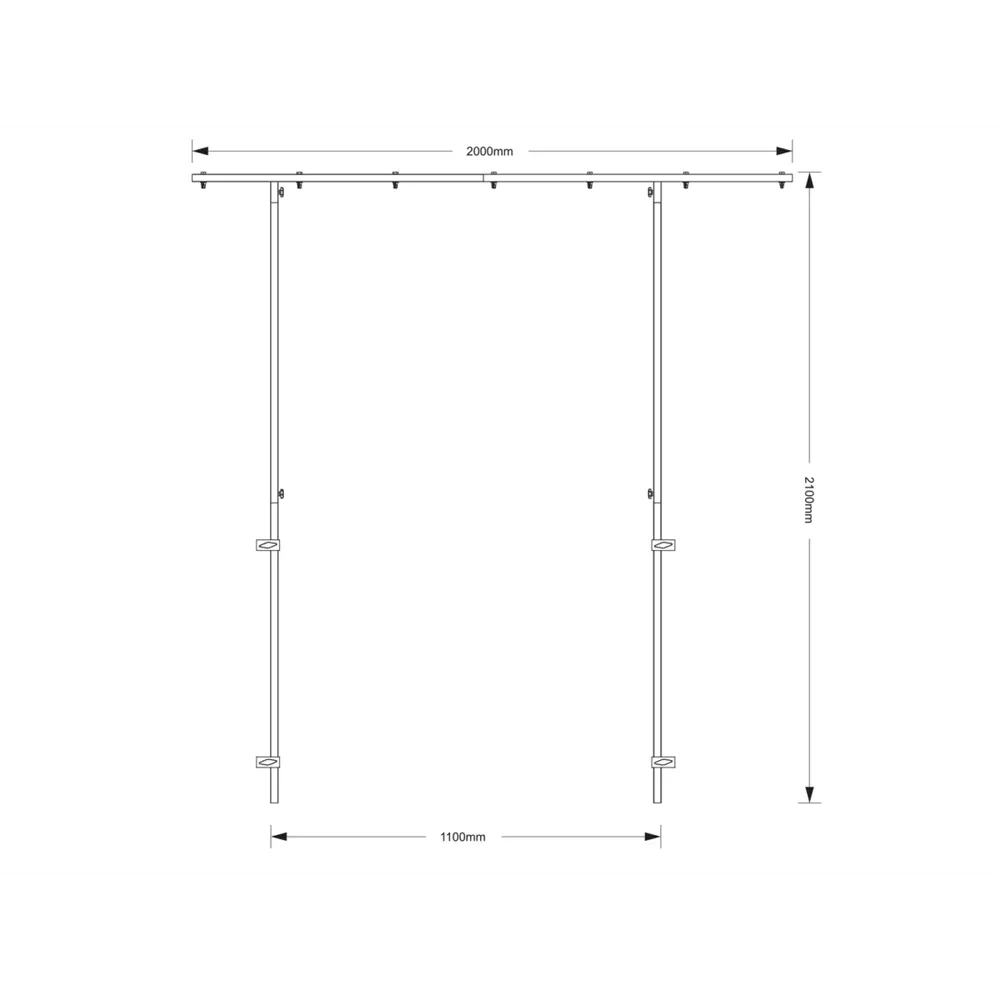 OMNITRONIC Überbaurahmen für DJ Stand