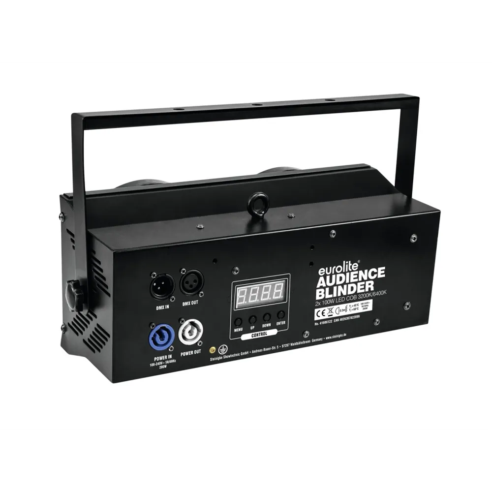 EUROLITE Audience Blinder 2x100W LED COB CW/WW
