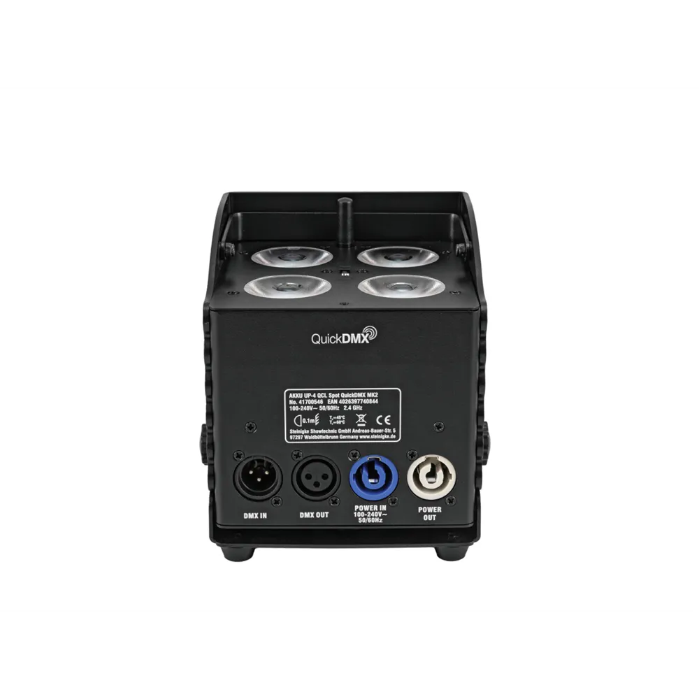 EUROLITE AKKU UP-4 QCL Spot QuickDMX MK2