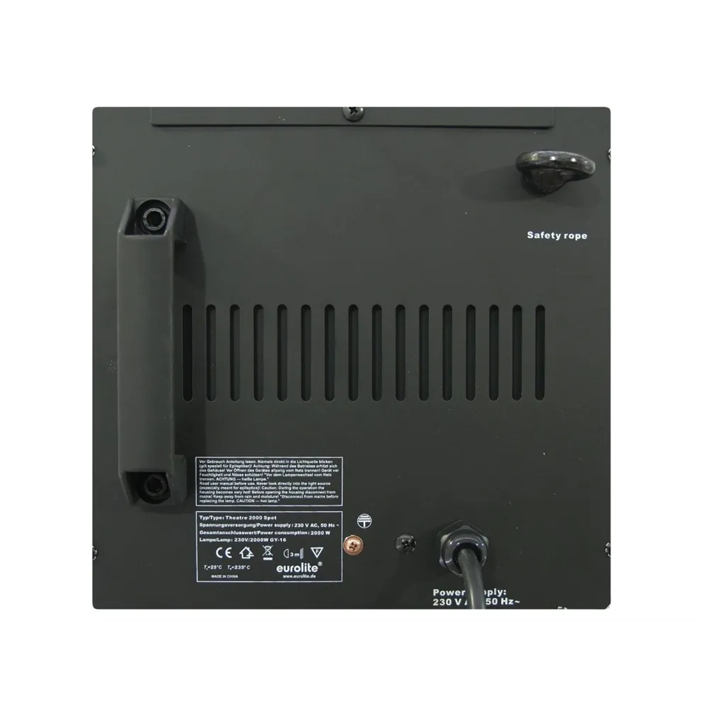 EUROLITE Theatre Spot 2000 Antihalo sw