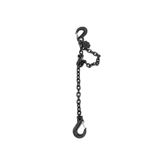 SAFETEX Anschlagkette EN818-4 mit Verkürzungshaken 1m WLL2000kg