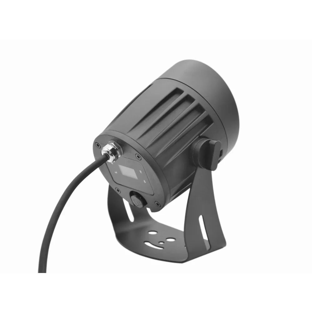EUROLITE LED Outdoor Spot 15W RGBW QuickDMX mit Erdspieß