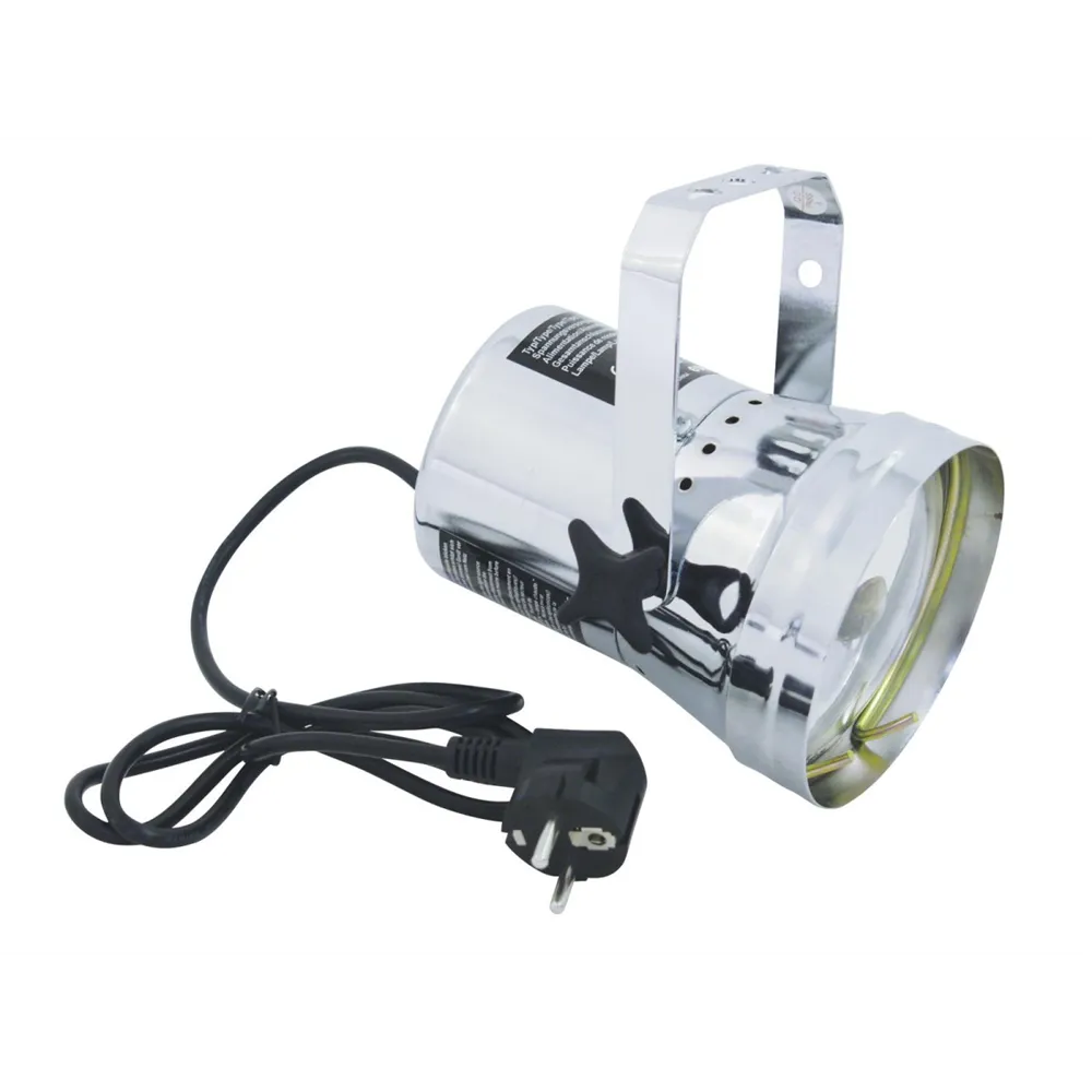 EUROLITE T-36 Pinspot mit Stecker, silber