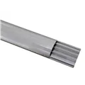 EUROLITE Bodenkabelkanal 75mm breit silber 2m