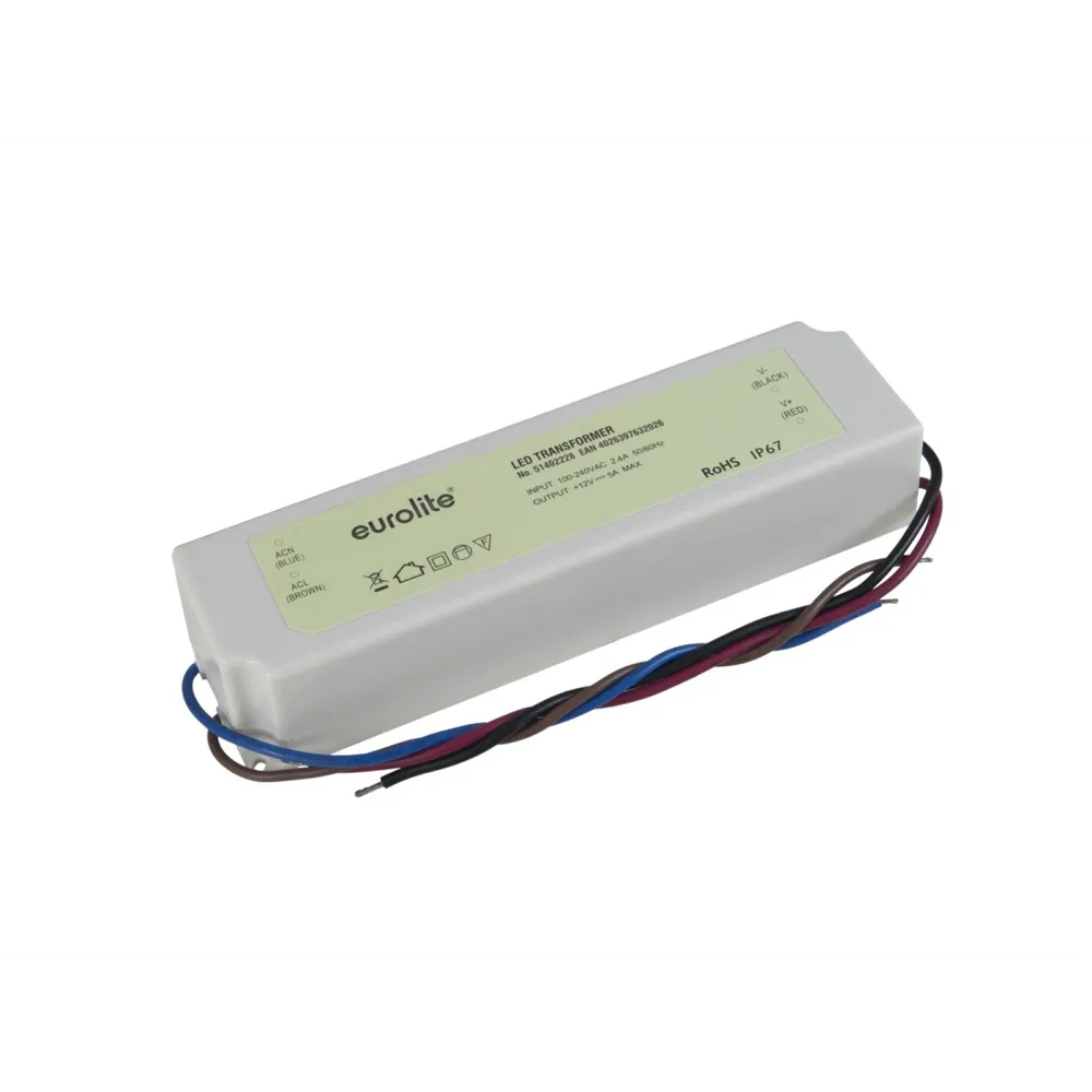 EUROLITE Elektronischer LED Trafo, 24V, 5A, IP67