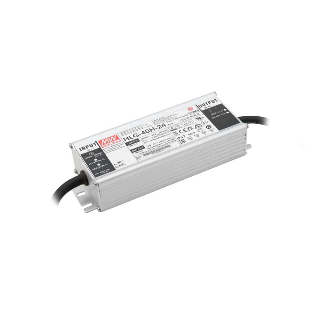 MEANWELL LED-Netzteil 40W / 24V IP67 HLG-40H-24