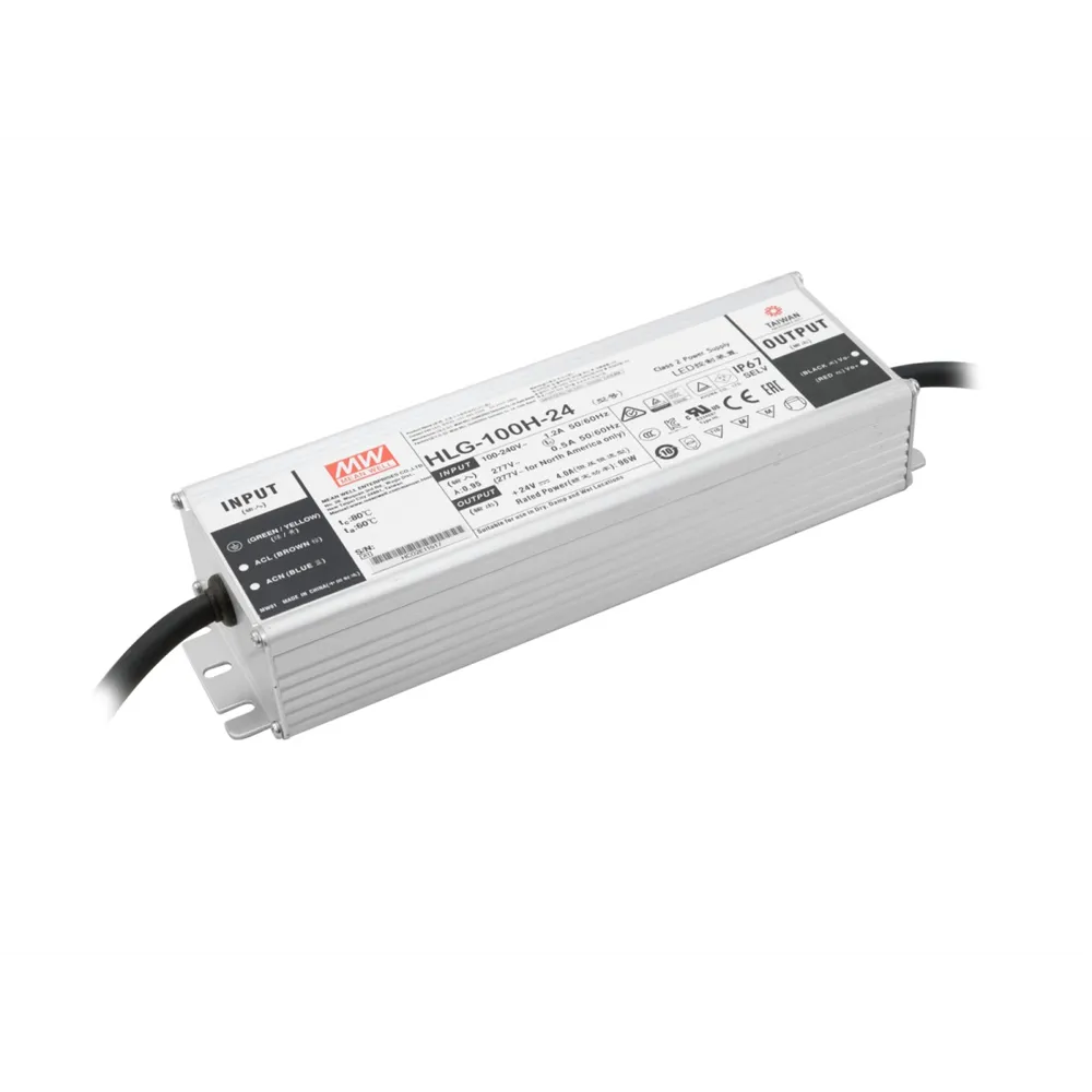 MEANWELL LED Netzteil 96W / 24V IP67 HLG-100H-24