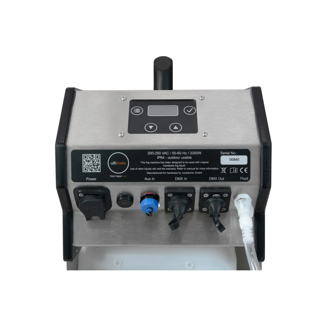 HAZEBASE ultimate Outdoor-Nebelmaschine IP64 DMX