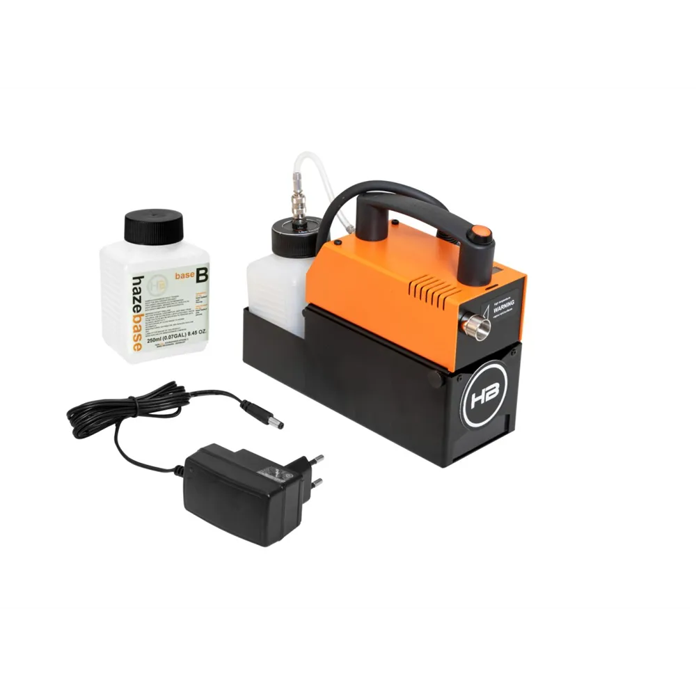 HAZEBASE piccola Akku-Nebelmaschine DMX