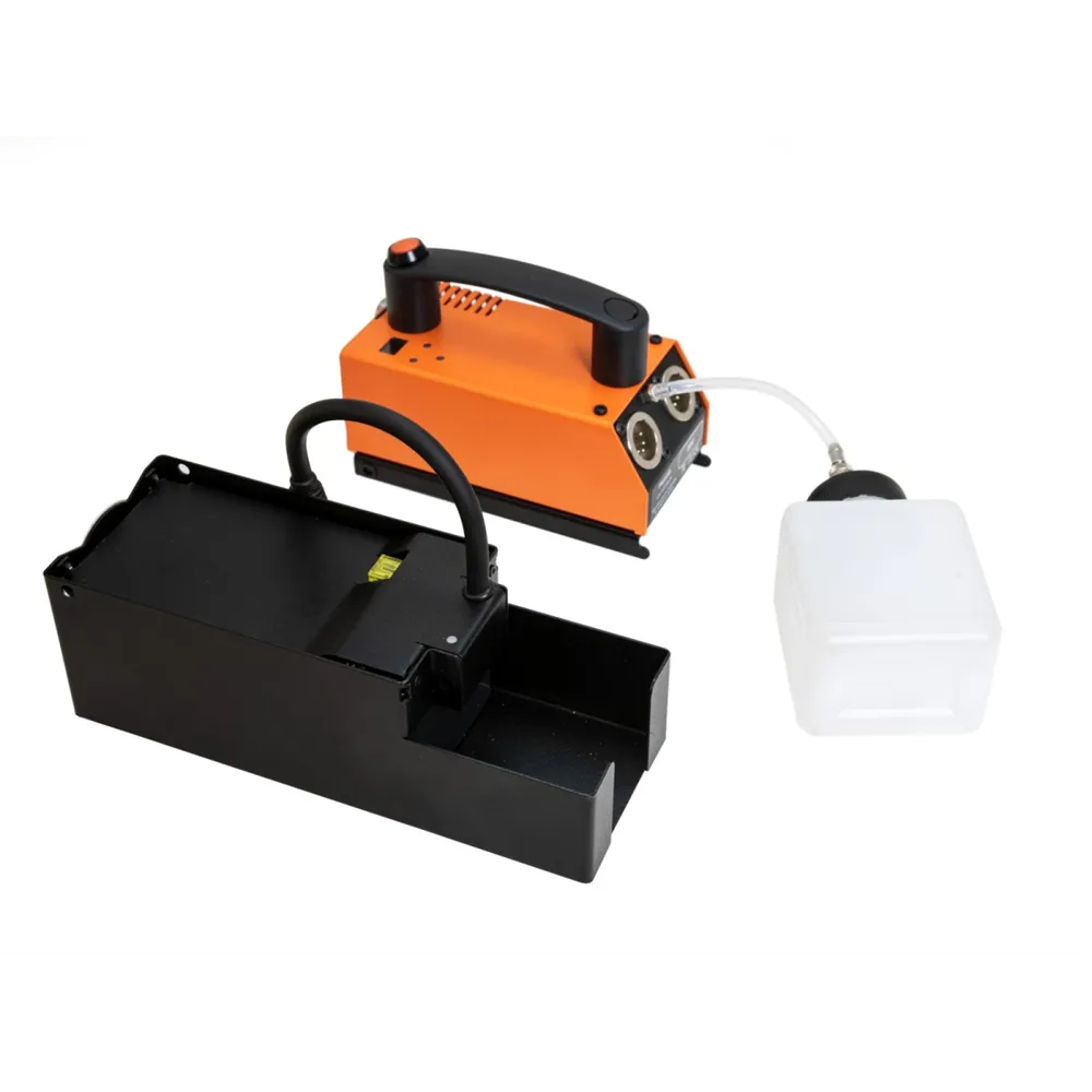 HAZEBASE piccola Akku-Nebelmaschine DMX