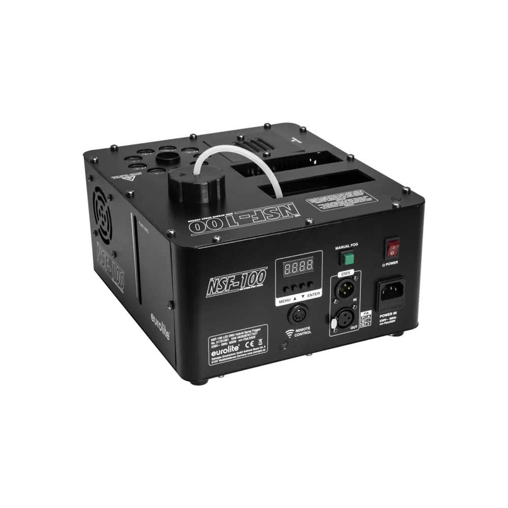 EUROLITE NSF-100 LED DMX Hybrid Spray Fogger