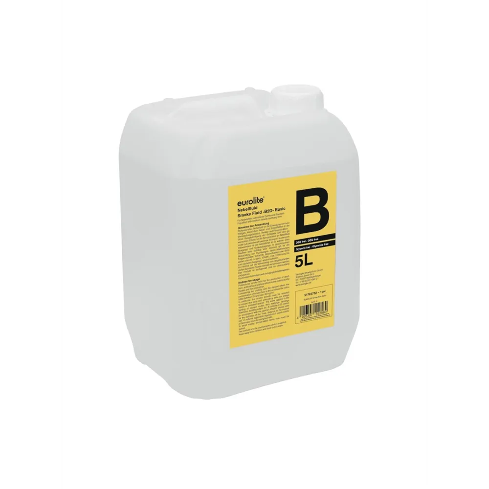 EUROLITE Smoke Fluid -B2D- Basic Nebelfluid 5l