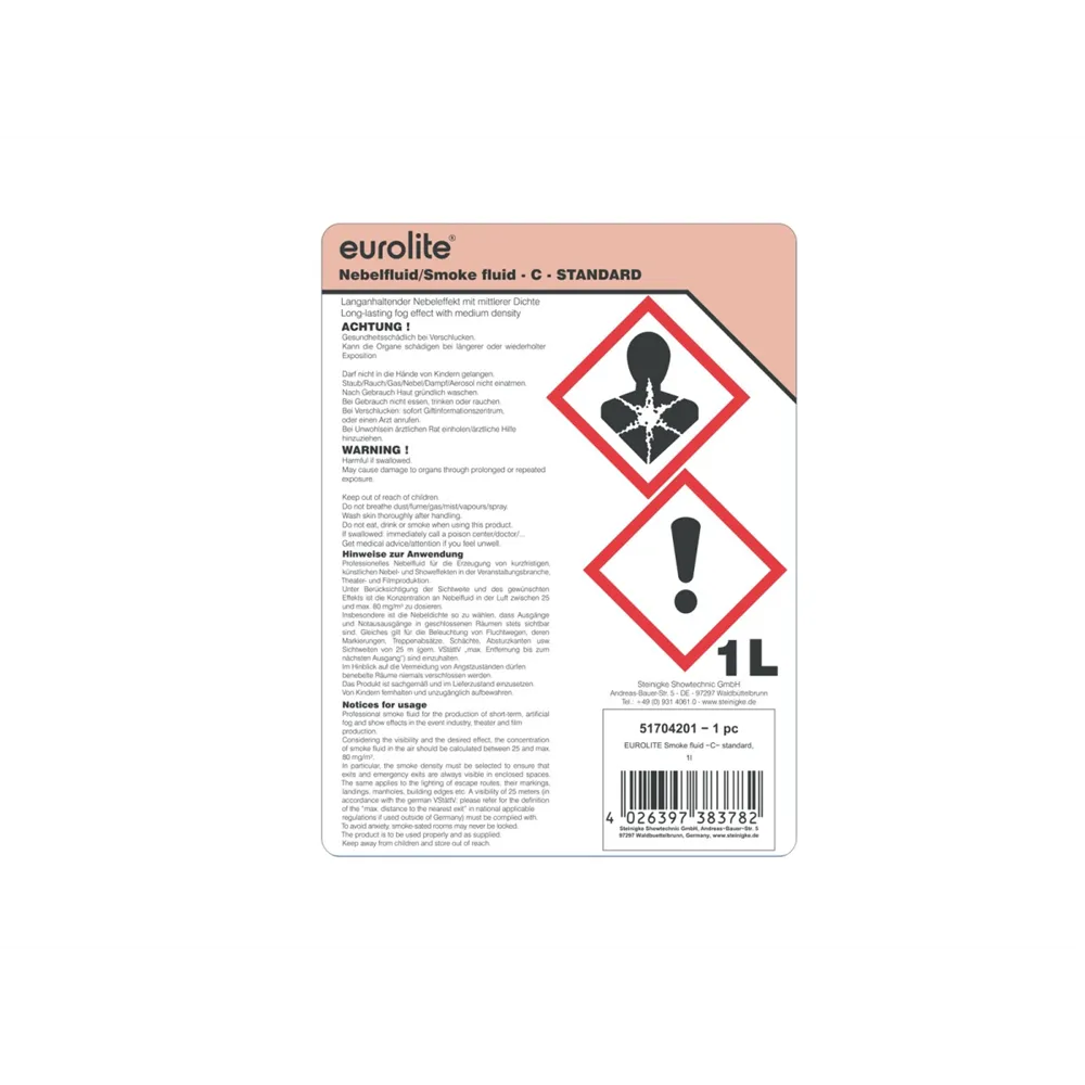 EUROLITE Smoke Fluid -C- Standard, 1l Nebelfluid