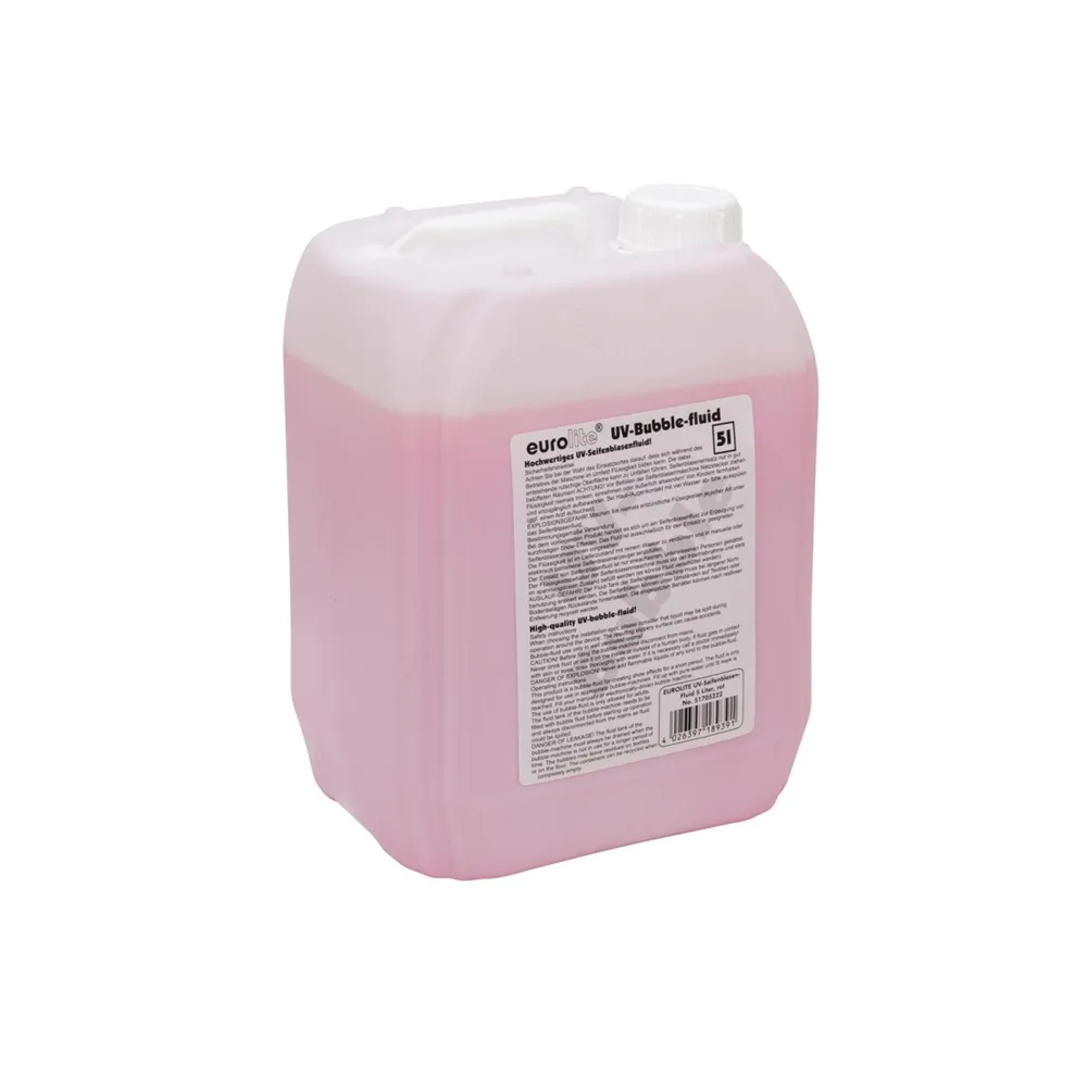 EUROLITE UV-Seifenblasenfluid 5l rot